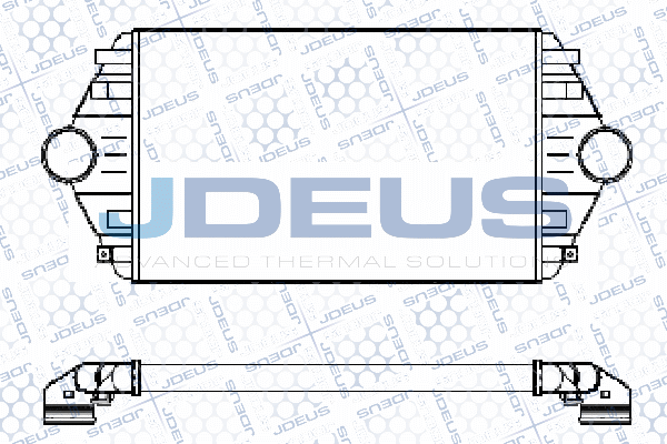 интеркулер (охладител за въздуха на турбината) JDEUS               