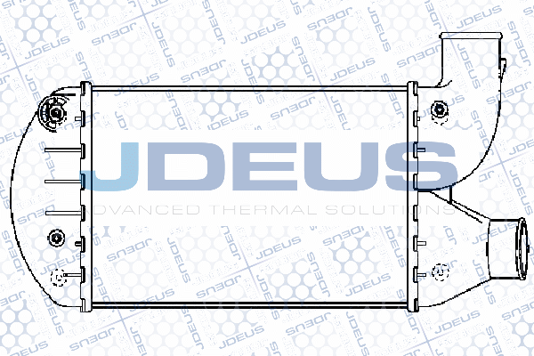 интеркулер (охладител за въздуха на турбината) JDEUS               