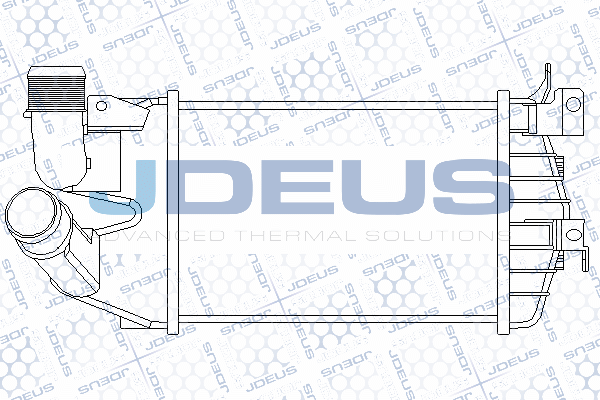 интеркулер (охладител за въздуха на турбината) JDEUS               