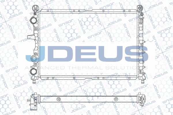 радиатор, охлаждане на двигателя JDEUS               