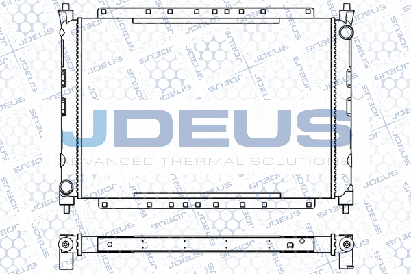 радиатор, охлаждане на двигателя JDEUS               