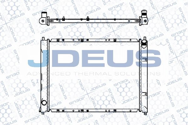 радиатор, охлаждане на двигателя JDEUS               