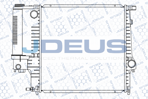 радиатор, охлаждане на двигателя JDEUS               