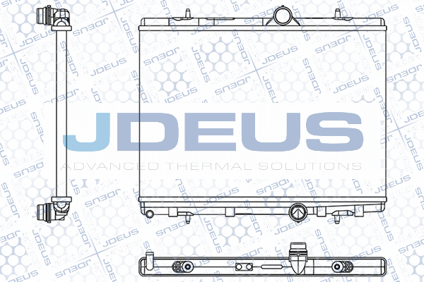 Радиатор, охлаждане на двигателя JDEUS