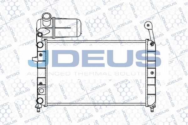 радиатор, охлаждане на двигателя JDEUS               