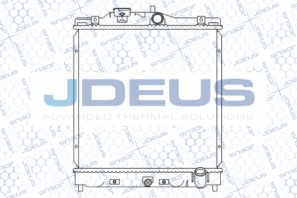 радиатор, охлаждане на двигателя JDEUS               