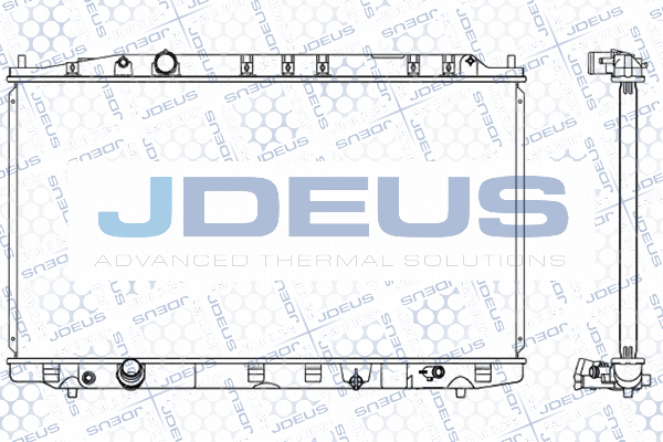 радиатор, охлаждане на двигателя JDEUS               