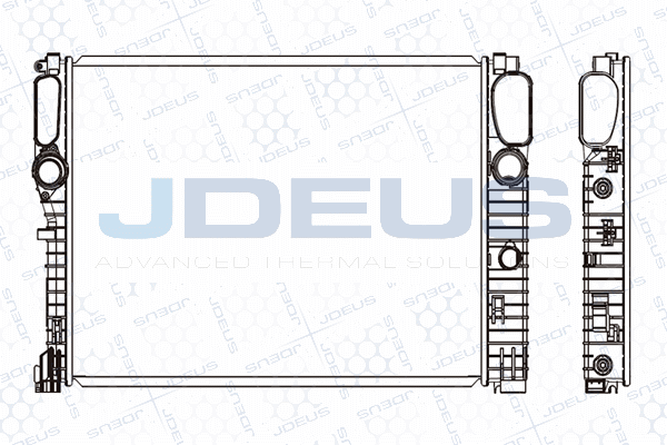 радиатор, охлаждане на двигателя JDEUS               