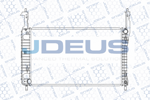 радиатор, охлаждане на двигателя JDEUS               