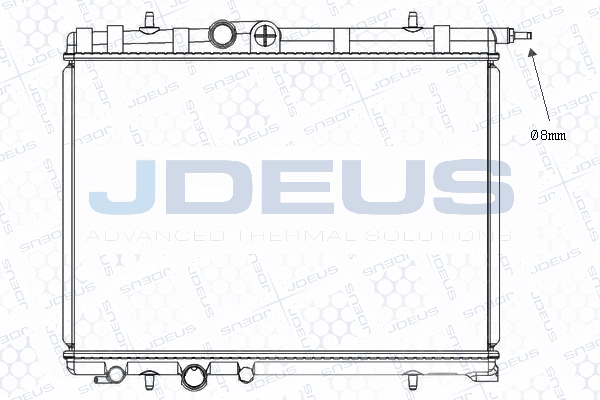 радиатор, охлаждане на двигателя JDEUS               