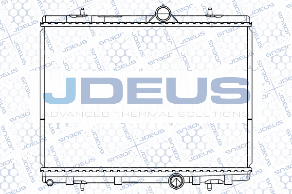 радиатор, охлаждане на двигателя JDEUS               