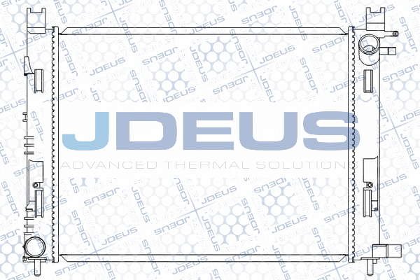 радиатор, охлаждане на двигателя JDEUS               