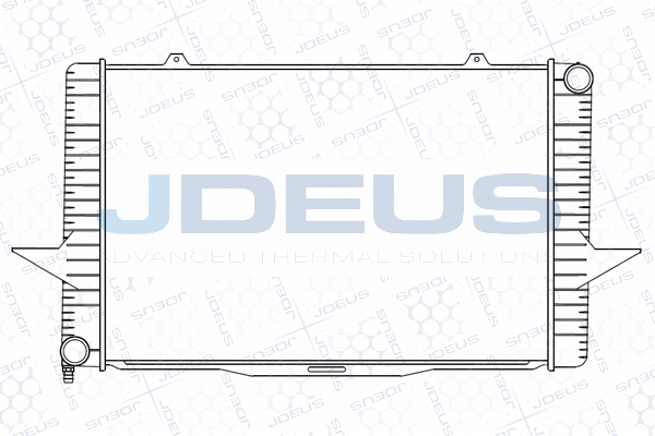 радиатор, охлаждане на двигателя JDEUS               