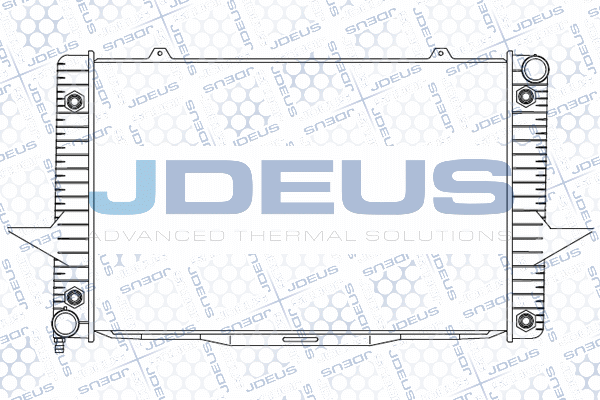 радиатор, охлаждане на двигателя JDEUS               