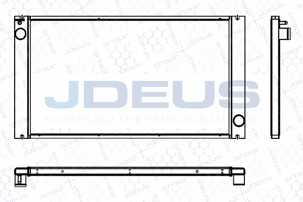 радиатор, охлаждане на двигателя JDEUS               