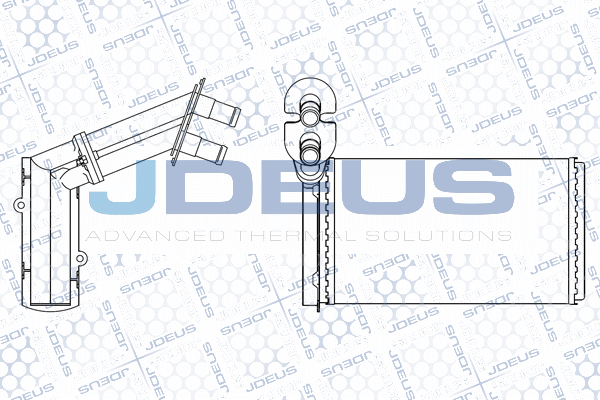 топлообменник, отопление на вътрешното пространство JDEUS               