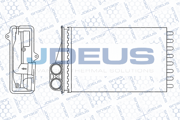топлообменник, отопление на вътрешното пространство JDEUS               