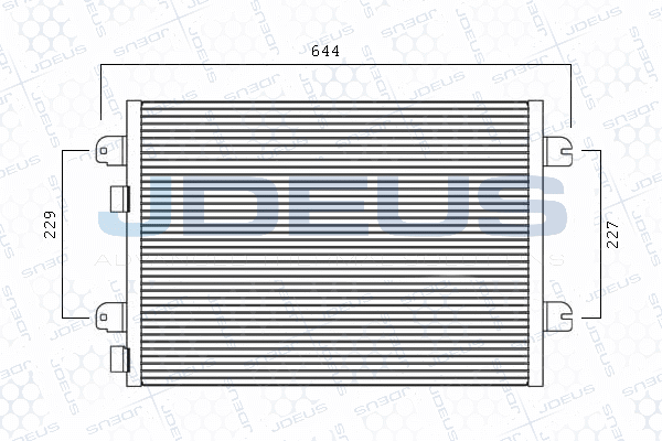 кондензатор, климатизация JDEUS               