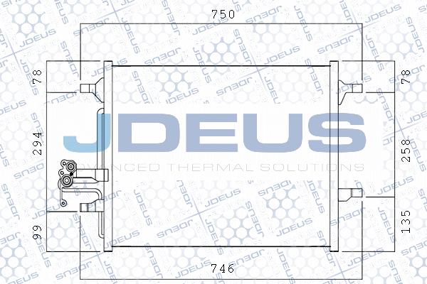кондензатор, климатизация JDEUS               