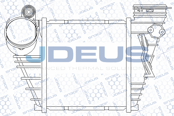 интеркулер (охладител за въздуха на турбината) JDEUS               