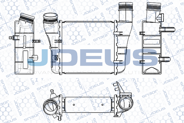 интеркулер (охладител за въздуха на турбината) JDEUS               