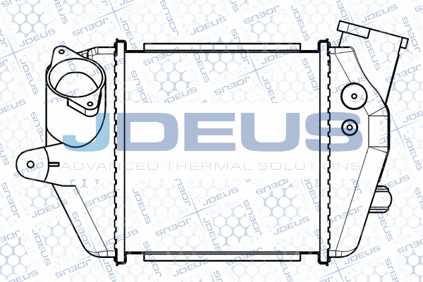 интеркулер (охладител за въздуха на турбината) JDEUS               