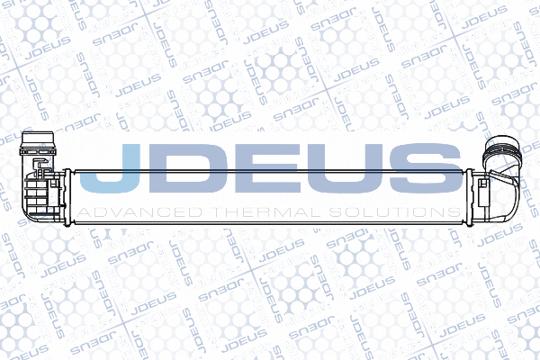 интеркулер (охладител за въздуха на турбината) JDEUS               