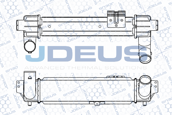 интеркулер (охладител за въздуха на турбината) JDEUS               