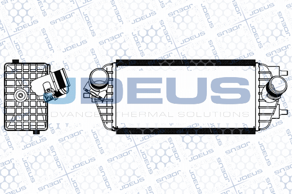 интеркулер (охладител за въздуха на турбината) JDEUS               