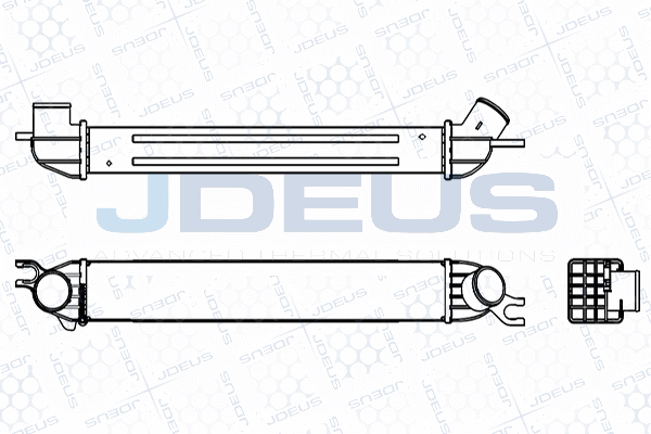 интеркулер (охладител за въздуха на турбината) JDEUS               