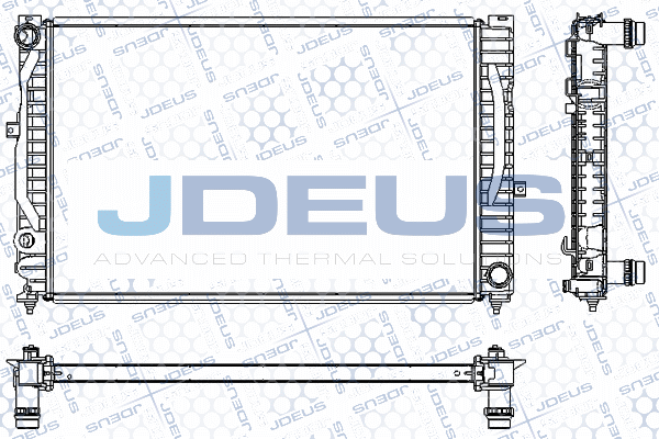 радиатор, охлаждане на двигателя JDEUS               