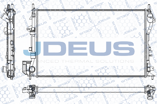 радиатор, охлаждане на двигателя JDEUS               