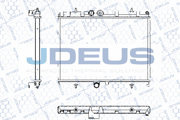 радиатор, охлаждане на двигателя JDEUS               