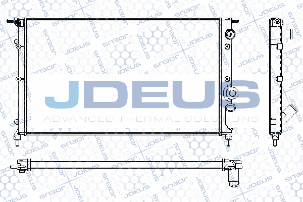 Радиатор, охлаждане на двигателя JDEUS