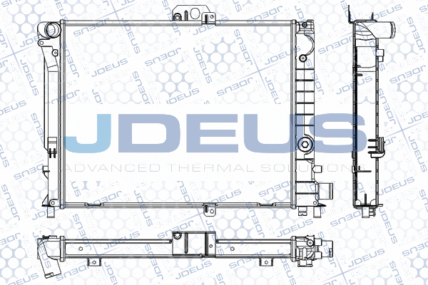 радиатор, охлаждане на двигателя JDEUS               