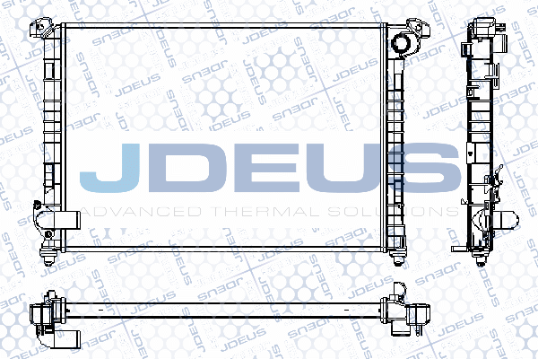 радиатор, охлаждане на двигателя JDEUS               