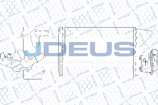 топлообменник, отопление на вътрешното пространство JDEUS               