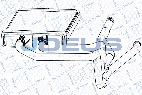 топлообменник, отопление на вътрешното пространство JDEUS               