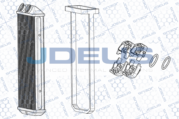 топлообменник, отопление на вътрешното пространство JDEUS               