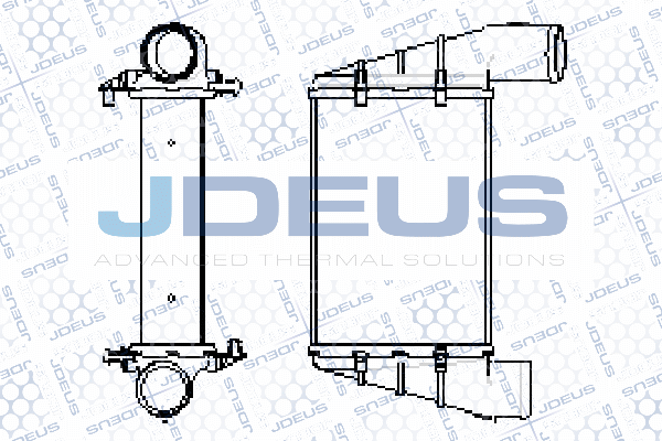 интеркулер (охладител за въздуха на турбината) JDEUS               