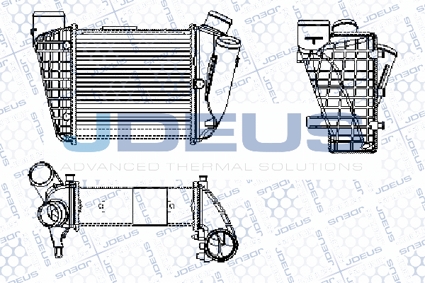 интеркулер (охладител за въздуха на турбината) JDEUS               