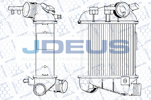 интеркулер (охладител за въздуха на турбината) JDEUS               