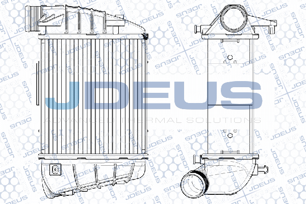 интеркулер (охладител за въздуха на турбината) JDEUS               