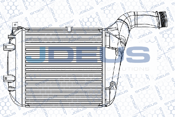 интеркулер (охладител за въздуха на турбината) JDEUS               