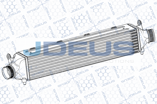 интеркулер (охладител за въздуха на турбината) JDEUS               