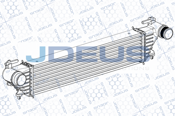 интеркулер (охладител за въздуха на турбината) JDEUS               