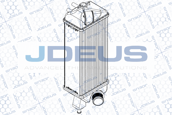 интеркулер (охладител за въздуха на турбината) JDEUS               