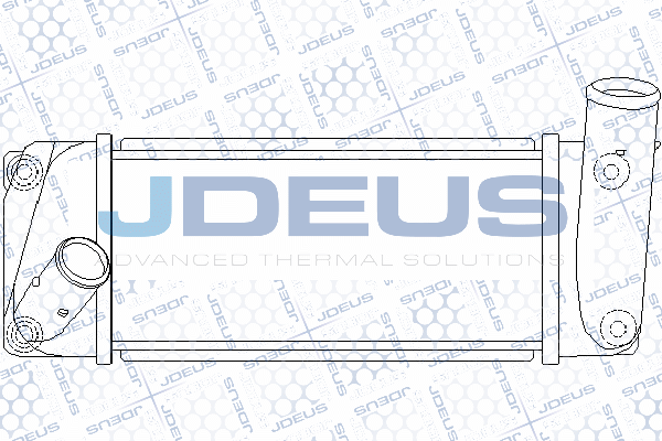 интеркулер (охладител за въздуха на турбината) JDEUS               