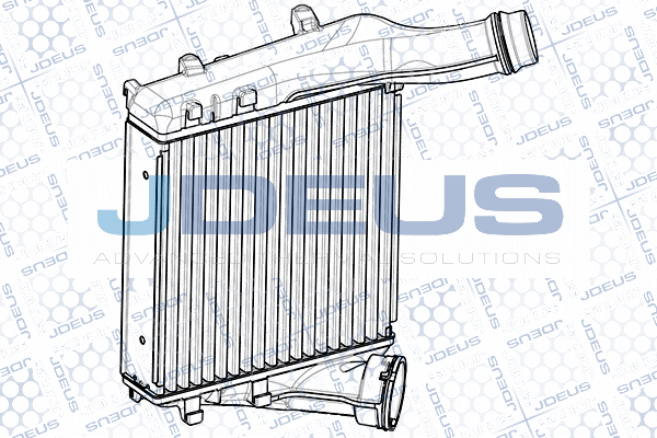 интеркулер (охладител за въздуха на турбината) JDEUS               