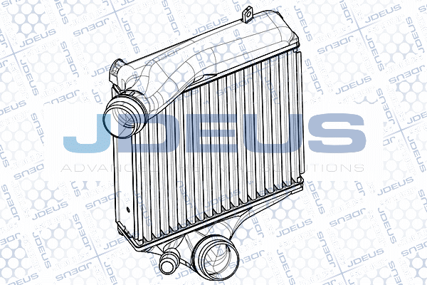 интеркулер (охладител за въздуха на турбината) JDEUS               